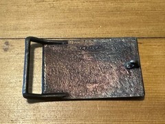 Vintage Wells Fargo and Company Bankers and Forwarders Rectangular Belt Buckle
