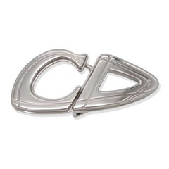 Dior Buckle Cd30 Ruthenium Finish Belt 35Mm Made In Italy Silver Color 28012011