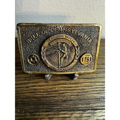 Rare hard to find Bell of Pennsylvania belt buckle 1983 Limited Edition