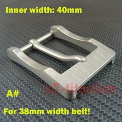 Titanium anti-allergy Tongue Pin Hippie Belt Buckles for 1.5&Prime; or 1.3&Prime; belt XZ295