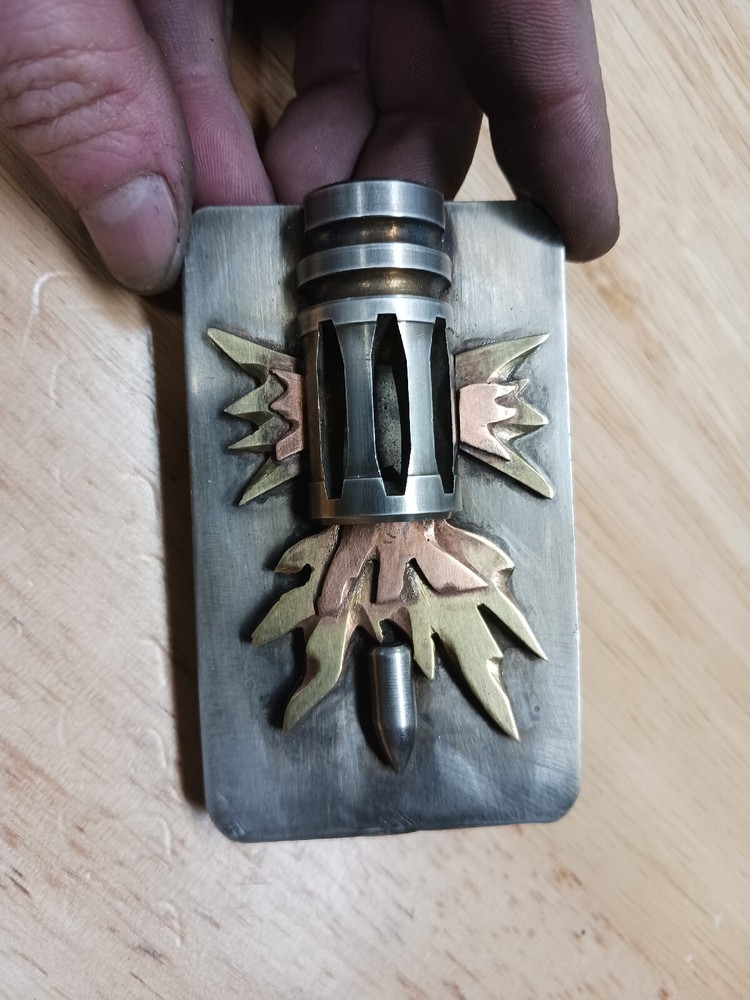 AR15 Flash Suppressor Belt buckle -Handmade- RT ARTISAN WORKS