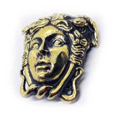 Medusa Ancient Greek Mythology Gorgo Brass Belt Buckle