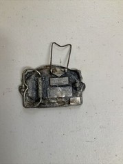 Rare 1984 Siskiyou The Rocky Mountains Commenative Pewter Belt Buckle Ltd Ed