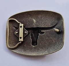 Western Cowboy Zinc Alloy Belt Buckle Classic Bull Head Belt Buckle