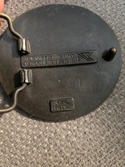 RARE Pennsylvania State Police Belt Buckle 75th Anniversary solid bronze