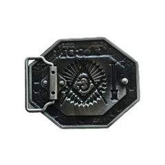 Mason Masonic Freemason Freemasonry Metal Belt Buckle NEW Black and Silver