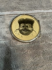 Artifakt Belt Buckle Bigfoot Cartoon Round Circle