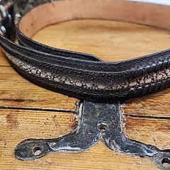 Scorpion Buckle Western Cowboy Style Hebilla Alacrán Vntg Silverplated