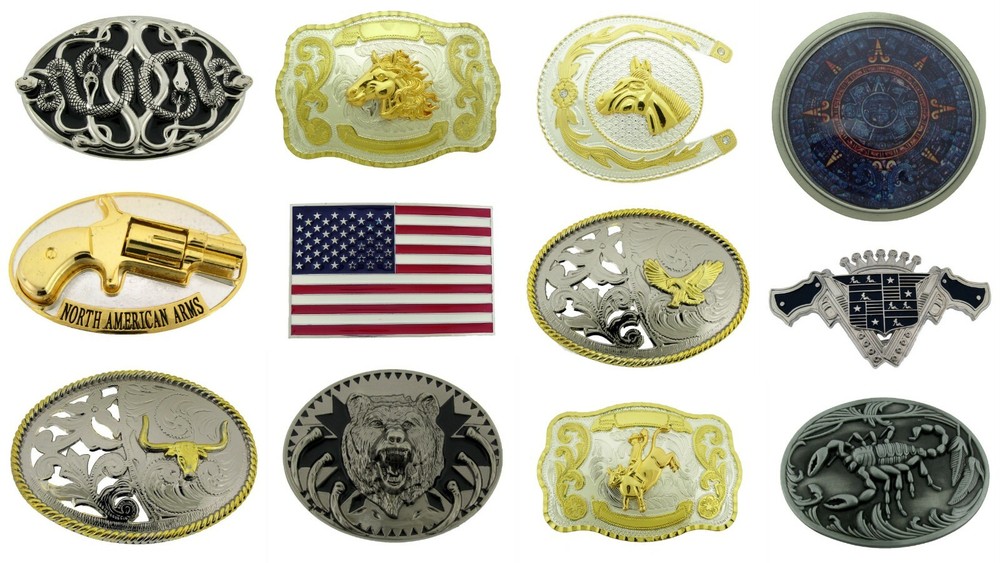 Belt Buckle Lot Men Western Lighters Rodeo 12 Pcs Collection New Big Closeout