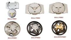 Bull Riders Aztec Metal Spinners Removable Lighters Belt Buckle Mens Western New