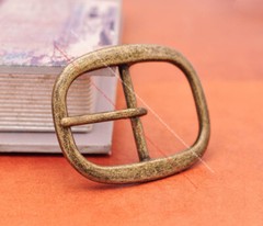 40mm Men Quality Heavy Antique Brass Leahtercraft Center Bar Jeans Belt Buckle