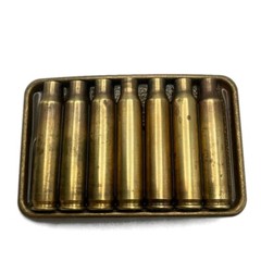 Bullet Casing Belt Buckle Western Cowboy Heavy Duty