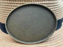 Classic Antiqued Silver Oval Western Cowboy Plain Simple Belt Buckle