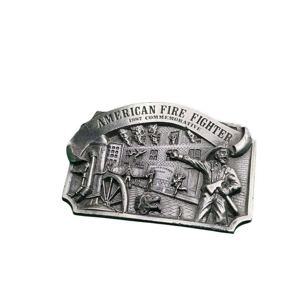 Arroyo Grande 1987 American Fire Fighter Commemorative Belt Buckle