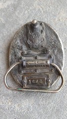VINTAGE 1643 Brass Deer Buckle- THE GREAT AMERICAN BUCKLE CO- copyright 1986