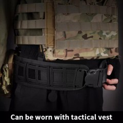 Tactical Equipment Nylon Molle Waist Belt Combat Battle Load Patrol Belt Padded