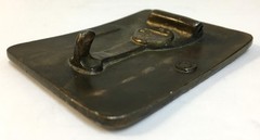 AJ Dezy Denver 1976 Ford Trucks Belt Buckle Brass Vintage