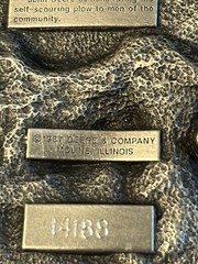 Vintage 1987 John Deere 150th 1837-1987 Commemorative Metal Belt Buckle#14188👀