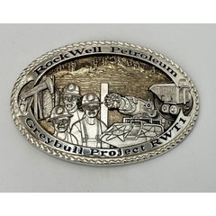 Montana Silversmith RockWell Petroleum Oil Belt Buckle