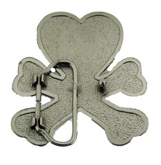 Heart Crossed Bones Belt Buckle Tattoo Gothic Silver Chrome Men Women Fashion
