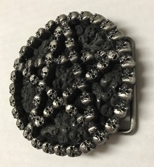 Skull Pentagram Gothic Belt Buckle
