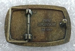 AMERICAN VETERANS DISABLED FOR LIFE MEMORIAL COURAGE 2007 SPONSOR BELT BUCKLE