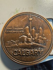 Fort Calgary Bronze Belt Buckle – Canada Century