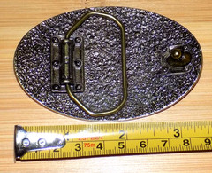 NRA Whittington Hawaii Hawaiian Safari Belt Buckle Collectible Rare Brass Item