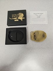 NRA Golden Eagles 2014 Commemorative Belt Buckle NEW