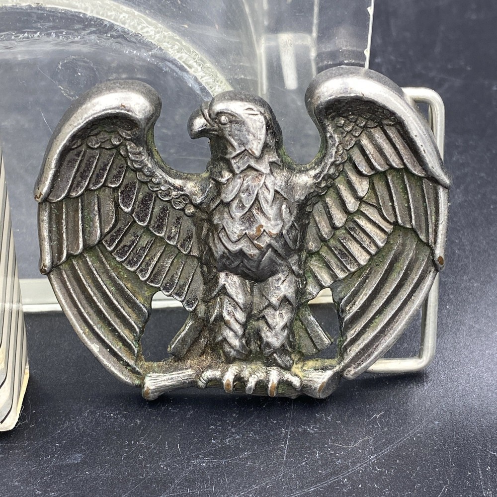 VTG American Eagle 80s Avon Belt Buckle Fits Belt 1-3/4 Perched Eagle Lot 16