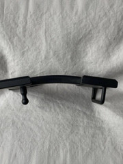 Hermes Black and Brown Reversible Leather Belt w Black Noir H Buckle Incl Box 95