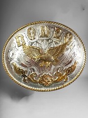 Eagle Cowboy Western Style Belt Buckle Hebilla Vaquera Con Águila