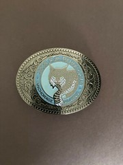 2016 FUR RONDEZVOUS LYNX BELT BUCKLE ANCHORAGE ALASKA