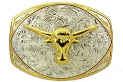 Bull Long Horn Texans Style Belt Buckles Womens Mens Western Cowgirl Cowboy New