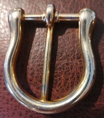 Heavy Brass Alloy Belt Buckle Tongue Pin Belt Buckle Fits 1&Prime; Belt / Strap