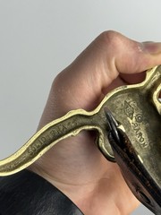 Leather Belt with Brass Longhorn Skull Buckle – Western Biker Rock Statement
