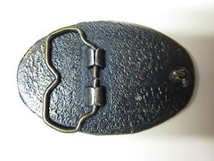 Bluegrass Brass-3 x 2 inch Belt buckle-