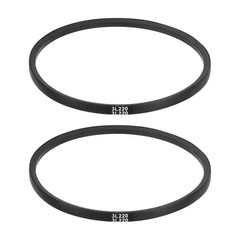 uxcell 2Pcs 3L220 Classic Wrapped Rubber V-Belt, 22&Prime;(559mm) Outside