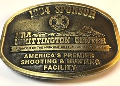 NRA Whittington Center America&rsquo;s Premium Shooting & Hunting Facility Belt Buckle