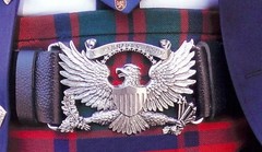 Don McKee American Eagle Pewter Kilt Belt Buckle Made in USA