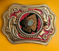 Vintage Southwestern Style Statement Belt Buckle – Large Ornate Western Design