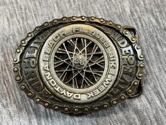 Vintage Daytona Bike Week 1986 Belt Buckle Mens Biker USA The Buckle Tree