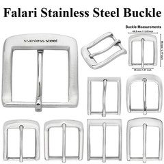 Falari Stainless Steel Replacement Belt Buckle 35mm 1 3/8&Prime; Nickel Free