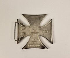 Templar Metal Cross belt buckle- Silver Star « The Originator Not The Imitator »