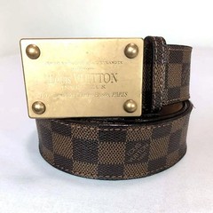 Louis Vuitton Pre-Owned Damier Sainteur Belt Gold 95Cm 5