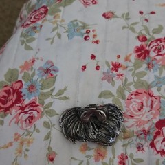 Men’s Western Clip Belt Buckle Silver Tone Metal Antique Finish Fits 1.5in