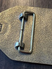 Vintage Avon Train Railroad 3D Brass Metal Belt Buckle Locomotive Excellent