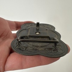Vtg South of the Border Belt Buckle Japan Brass Tone Souvenir Pedro Lightweight