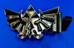 The Lengend Of Zelda Twilight Princess Triforce Logo Belt Buckle Tm2011 Nintendo