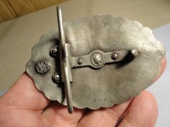 200 YEARS AGO LIBERTY BELL BELT BUCKLE IN VERY NICE PREOWNED CONDITION